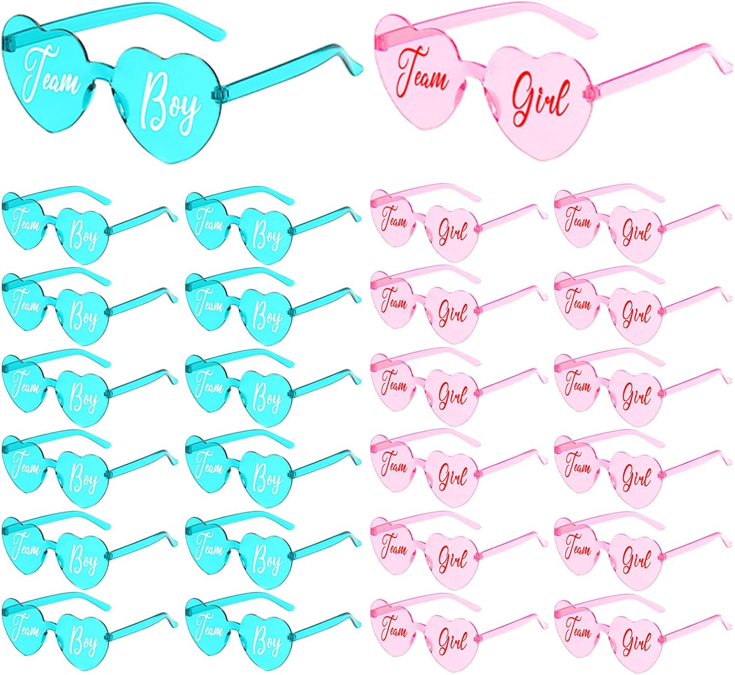 Pibupibu 24 шт. Очки для определения пола ребенка, синие и розовые солнцезащитные очки, оптом, для команды «девочка» или «мальчик», для украшения вечеринки по определению пола ребенка, сувениры для вечеринки, Turquoise Pink
Pibupibu 24 шт. Очки для определения пола ребенка, синие и розовые солнцезащитные очки, оптом, для команды «девочка» или «мальчик», для украшения вечеринки по определению пола ребенка, сувениры для вечеринки, Turquoise Pink