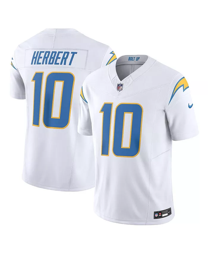 Мужская джерси Los Angeles Chargers Vapor F.U.S.E. Limited Джастина Герберта Nike, белый
Мужская джерси Los Angeles Chargers Vapor F.U.S.E. Limited Джастина Герберта Nike, белый