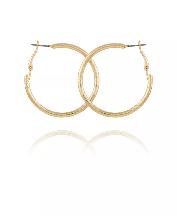 Женская текстурированная серьга-кольцо T Tahari, gold
Женская текстурированная серьга-кольцо T Tahari, gold