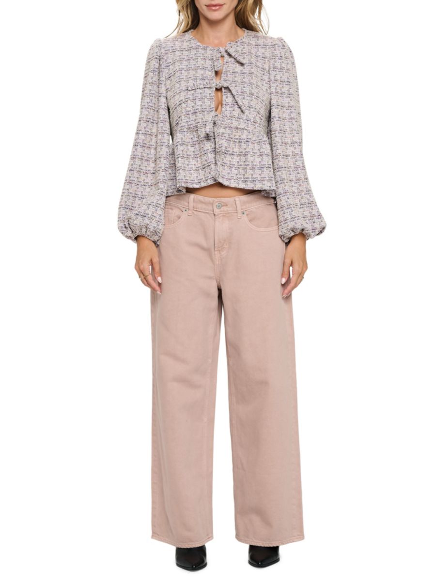 Топ с цветочным принтом и завязкой спереди Renee C., розовый
Топ с цветочным принтом и завязкой спереди Renee C., розовый