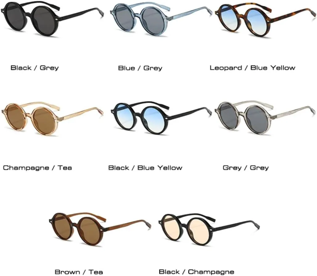 Ретро круглые солнцезащитные очки для женщин, модные, с леопардовым принтом, синим градиентом, защитой от УФ-излучения UV400, для мужчин в стиле панк VFDHN, Grey Grey
Ретро круглые солнцезащитные очки для женщин, модные, с леопардовым принтом, синим градиентом, защитой от УФ-излучения UV400, для мужчин в стиле панк VFDHN, Grey Grey