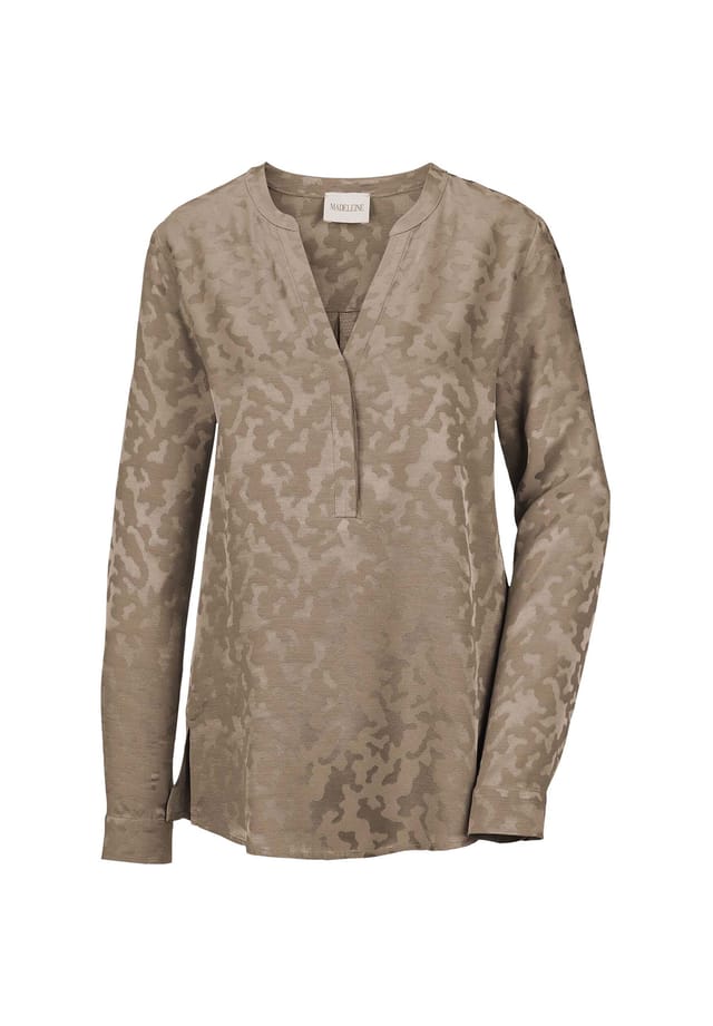 Длинная жаккардовая блузка Madeleine, цвет caramel
Длинная жаккардовая блузка Madeleine, цвет caramel