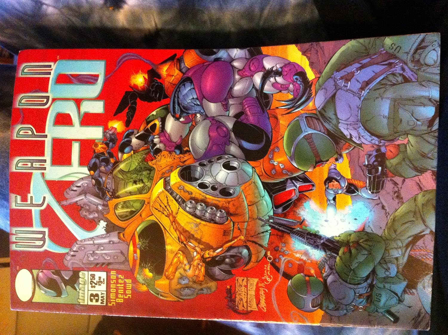 Weapon Zero, Vol. 2 No. 3; May 1996 (Image Comics)
Weapon Zero, Vol. 2 No. 3; May 1996 (Image Comics)