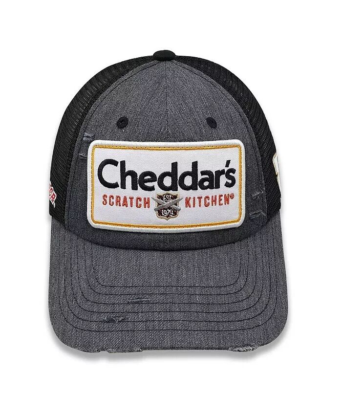 Мужская серо-черная регулируемая шляпа Kyle Busch Cheddar's Retro Patch Richard Childress Racing Team Collection
Мужская серо-черная регулируемая шляпа Kyle Busch Cheddar's Retro Patch Richard Childress Racing Team Collection