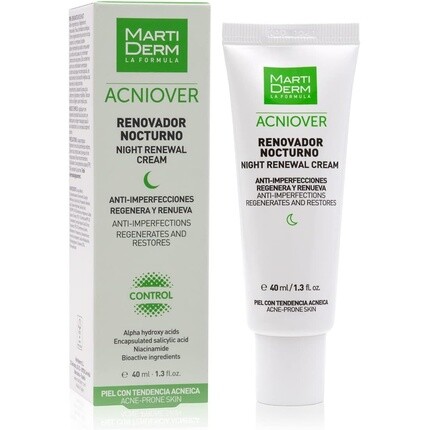 Acniover Renovative Nocturnal 40мл, Martiderm
Acniover Renovative Nocturnal 40мл, Martiderm