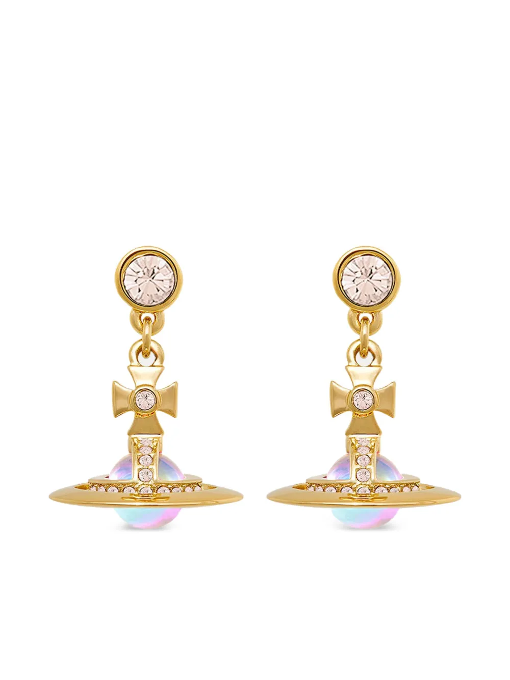 Серьги с крестом Orb Vivienne Westwood, золотистый
Серьги с крестом Orb Vivienne Westwood, золотистый