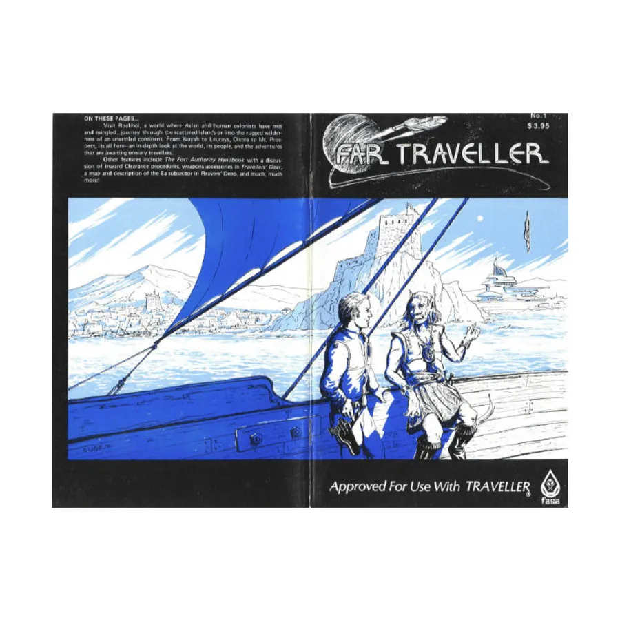 Журнал Far Traveller #1 "The Port Authority Handbook, Travellers' Gear", Traveller (FASA)
Журнал Far Traveller #1 "The Port Authority Handbook, Travellers' Gear", Traveller (FASA)