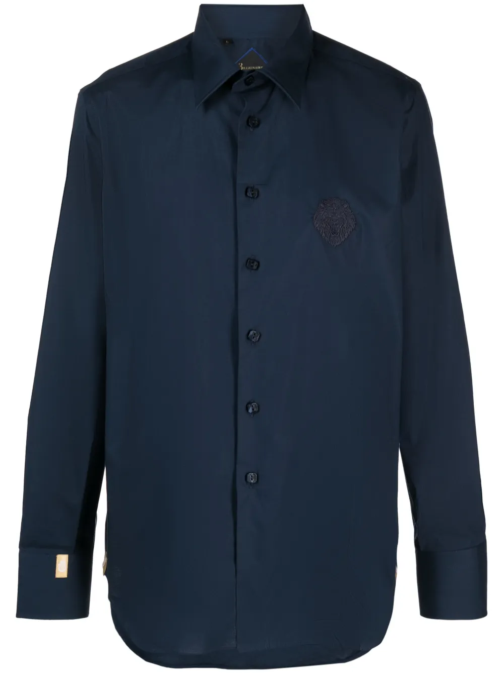 Рубашка с длинными рукавами и вышивкой Billionaire, синий
Рубашка с длинными рукавами и вышивкой Billionaire, синий