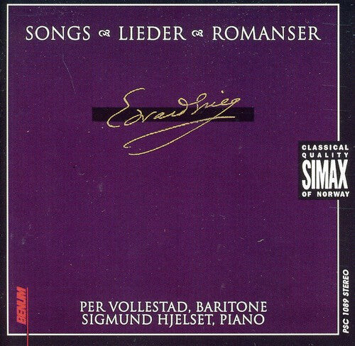 CD диск Grieg / Hjelset / Vollestad: Songs Lieder Romanser
CD диск Grieg / Hjelset / Vollestad: Songs Lieder Romanser