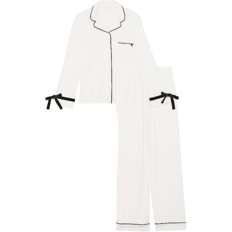 Victoria's Secret Пижамный комплект женский белый
Victoria's Secret Пижамный комплект женский белый