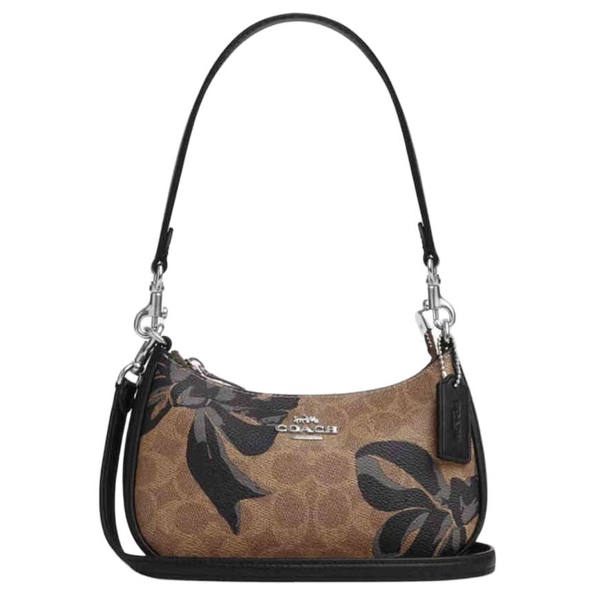 COACH Женская сумка из коровьей кожи малого размера бежево-черная
COACH Женская сумка из коровьей кожи малого размера бежево-черная