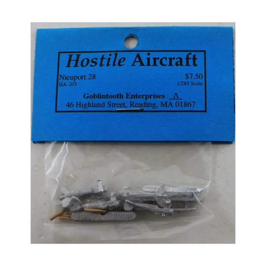 Ньюпор 28, Hostile Aircraft Miniatures - France Great War (1:285)
Ньюпор 28, Hostile Aircraft Miniatures - France Great War (1:285)