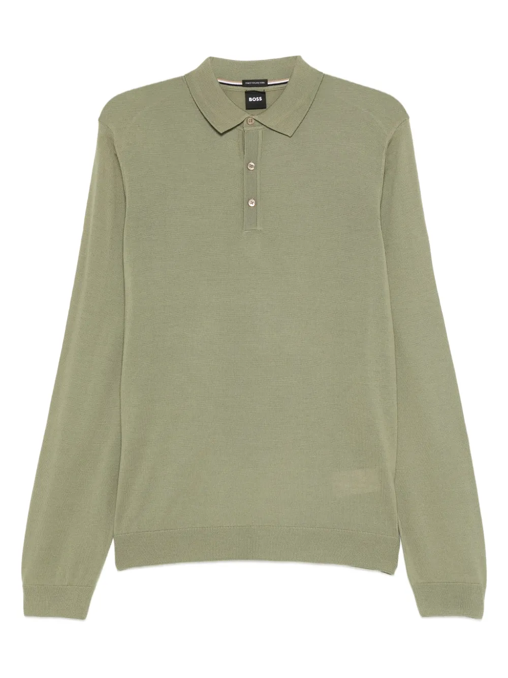 Рубашка поло с длинными рукавами BOSS, зеленый
Рубашка поло с длинными рукавами BOSS, зеленый