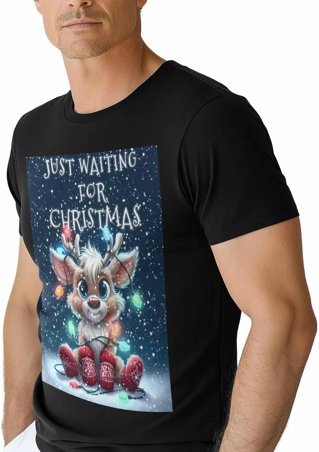 Футболка мужская, Xmas Elk Light Balls, короткий рукав, рождественская NITBANLA
Футболка мужская, Xmas Elk Light Balls, короткий рукав, рождественская NITBANLA