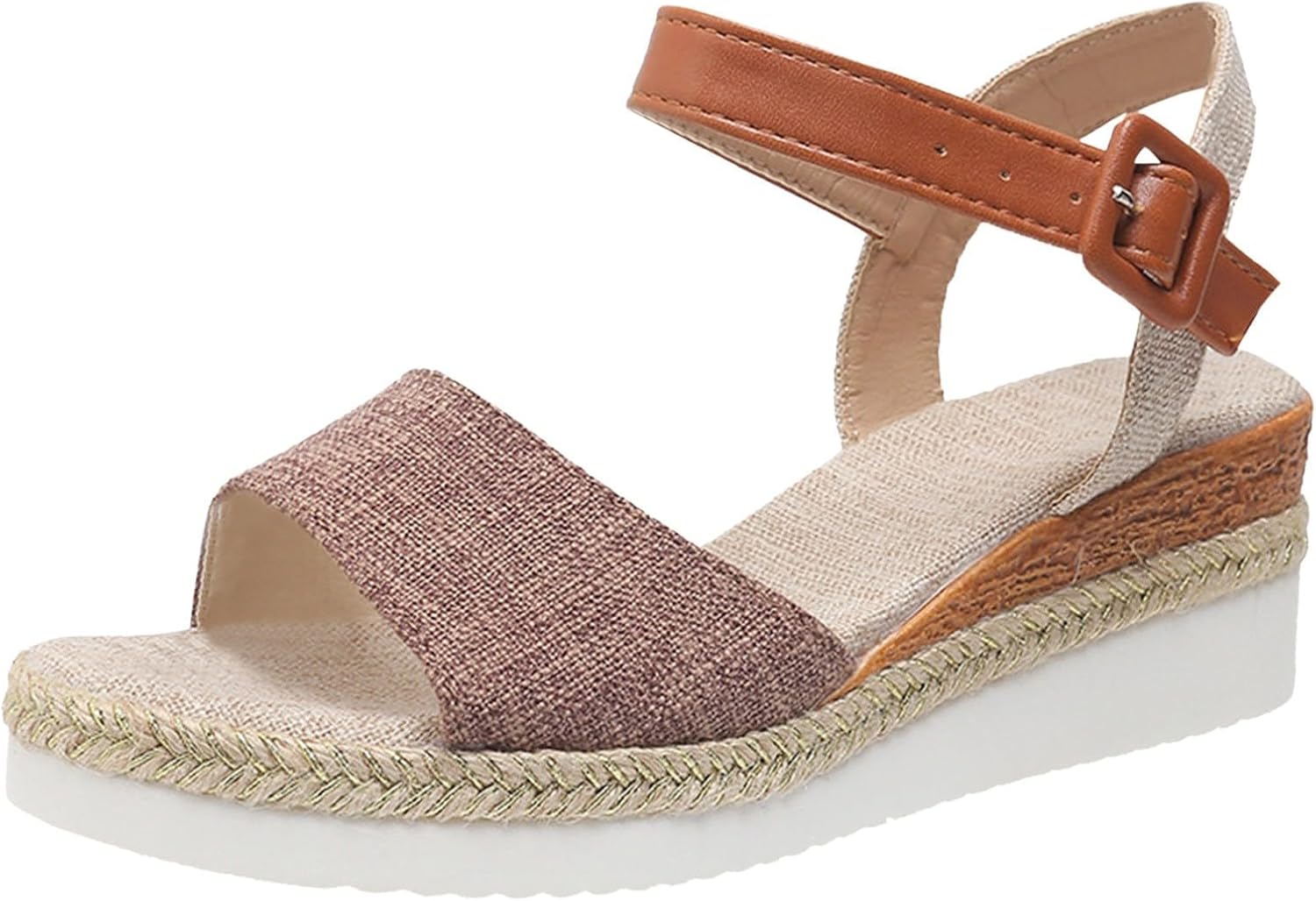 Ортопедические сандалии для женщин, летние платформенные сандалии на танкетке, элегантные с открытым носком с ремешком на щиколотке, эспадрильи, повседневные слипоны, пляжная обувь в стиле бохо, удобная обувь для улицы Generic, коричневый
Ортопедические сандалии для женщин, летние платформенные сандалии на танкетке, элегантные с открытым носком с ремешком на щиколотке, эспадрильи, повседневные слипоны, пляжная обувь в стиле бохо, удобная обувь для улицы Generic, коричневый