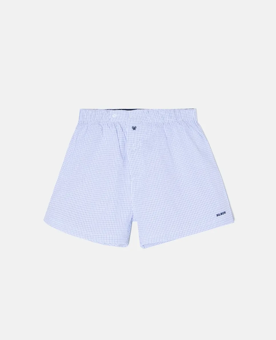 Мужские боксеры синего цвета в клетку Silbon, синий
Мужские боксеры синего цвета в клетку Silbon, синий