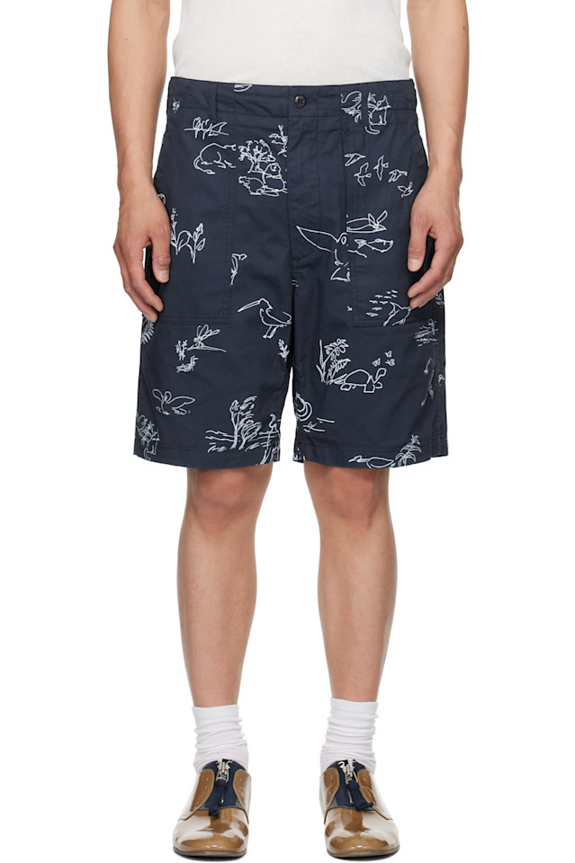 Усталостные шорты Engineered Garments, синий
Усталостные шорты Engineered Garments, синий