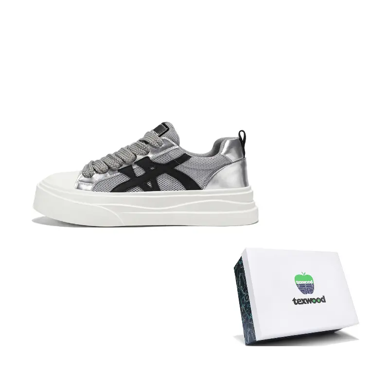 TEXWOOD Ударопрочные, сбалансированные и легкие мужские скейтерские кеды низкие серые, цвет Gray
TEXWOOD Ударопрочные, сбалансированные и легкие мужские скейтерские кеды низкие серые, цвет Gray