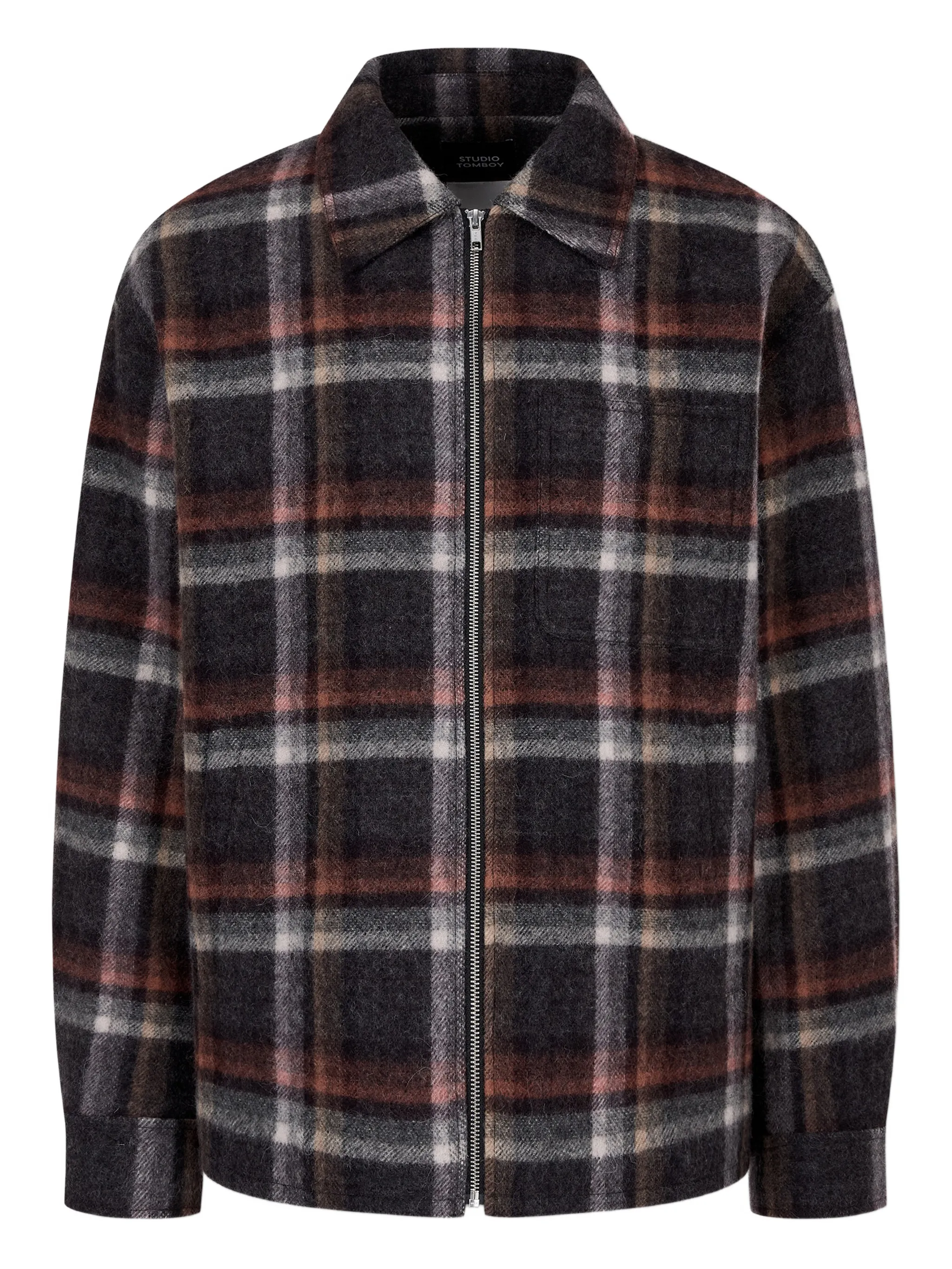 Клетчатая куртка на молнии Tomboy, серый
Клетчатая куртка на молнии Tomboy, серый
