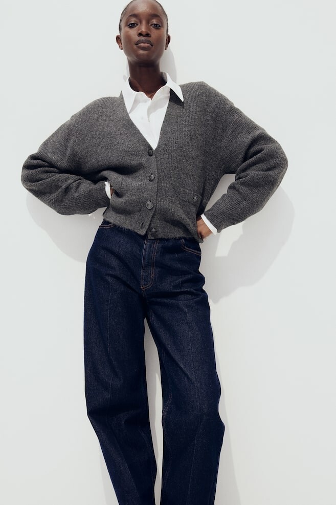 Кардиган рельефной вязки H&M, серый
Кардиган рельефной вязки H&M, серый