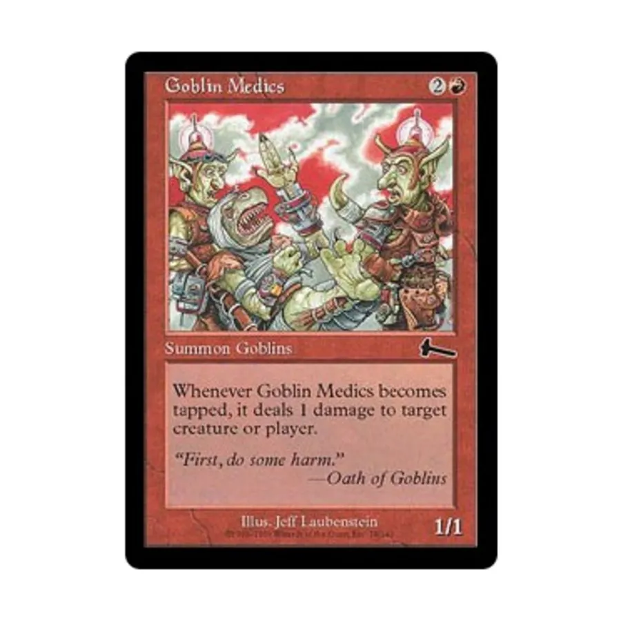CCG Гоблин-медики (клавиша C), MTG - Urza's Legacy
CCG Гоблин-медики (клавиша C), MTG - Urza's Legacy