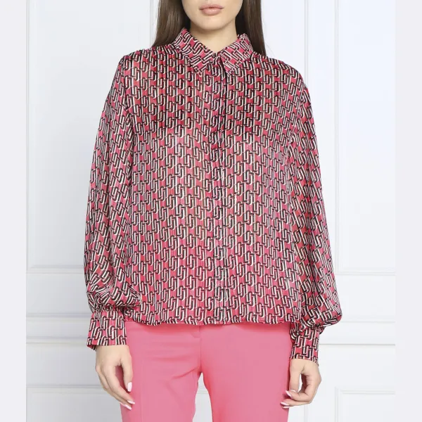 Рубашка свободного кроя Liu Jo, розовый
Рубашка свободного кроя Liu Jo, розовый