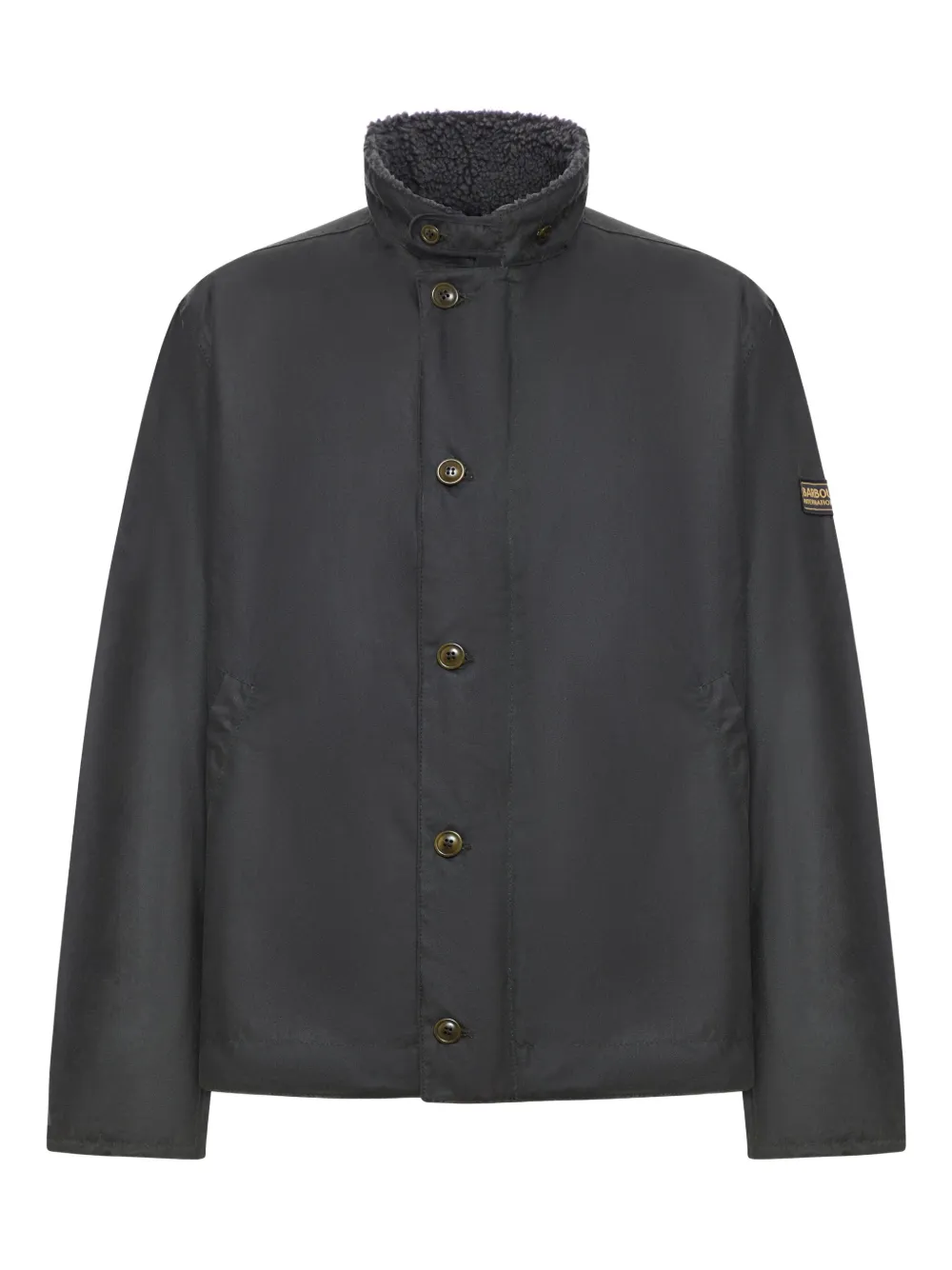 Куртка на хлопковой флисовой подкладке Barbour, серый
Куртка на хлопковой флисовой подкладке Barbour, серый