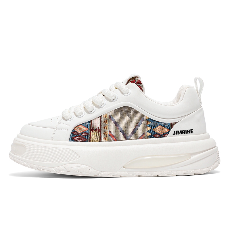 King Jinmai Антискользящие и износостойкие низкие скейтерские кроссовки для мужчин с эффектом увеличения роста - белый хаки, цвет White Khaki
King Jinmai Антискользящие и износостойкие низкие скейтерские кроссовки для мужчин с эффектом увеличения роста - белый хаки, цвет White Khaki