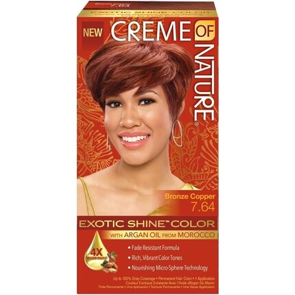 Creme of Nature Exotic Shine Gel краска для волос №7.64 Бронзовый
Creme of Nature Exotic Shine Gel краска для волос №7.64 Бронзовый