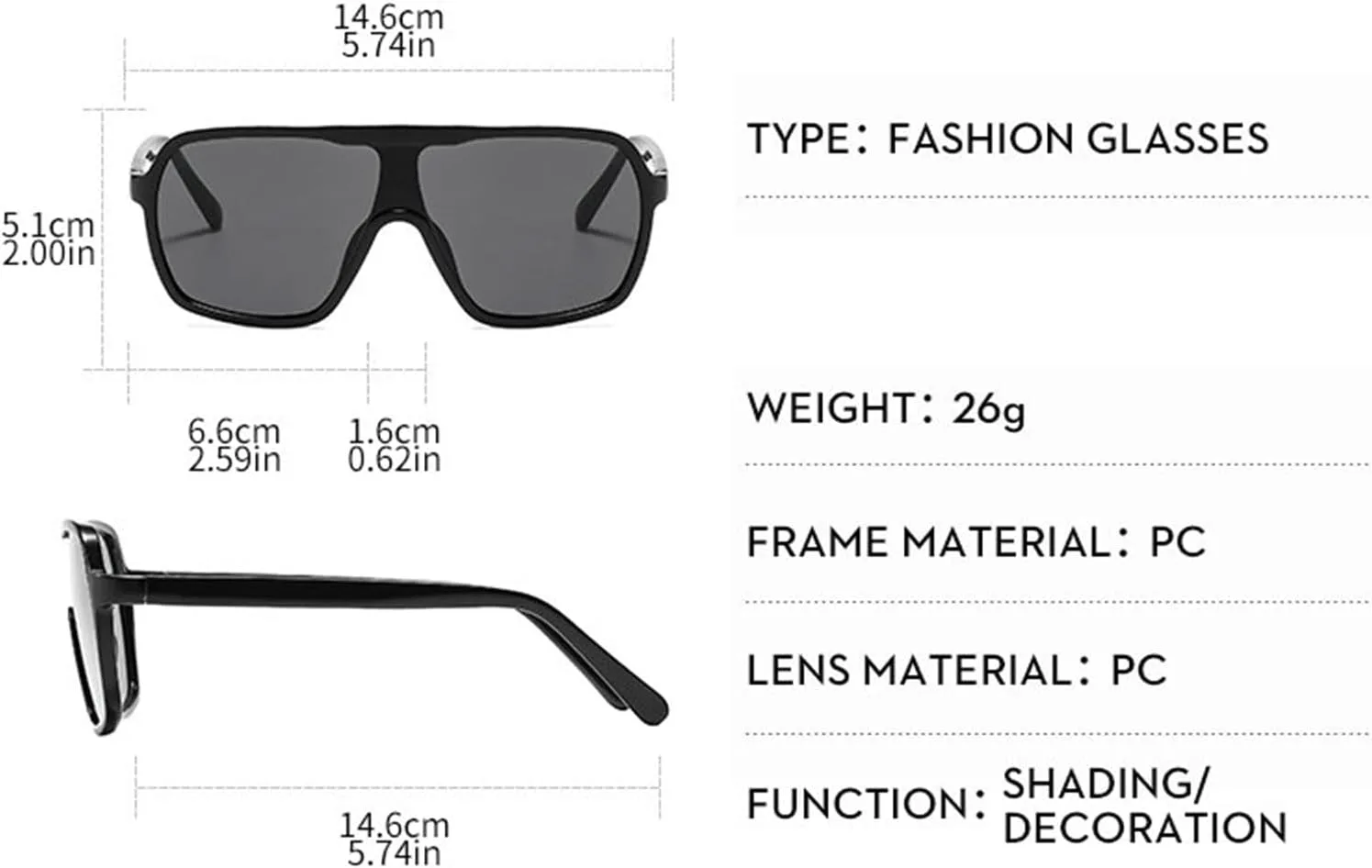 Willochra Модные большие квадратные солнцезащитные очки для женщин, винтажные очки-пилот для вождения, модные мужские солнцезащитные очки-щитки в стиле 70-х, C3
Willochra Модные большие квадратные солнцезащитные очки для женщин, винтажные очки-пилот для вождения, модные мужские солнцезащитные очки-щитки в стиле 70-х, C3