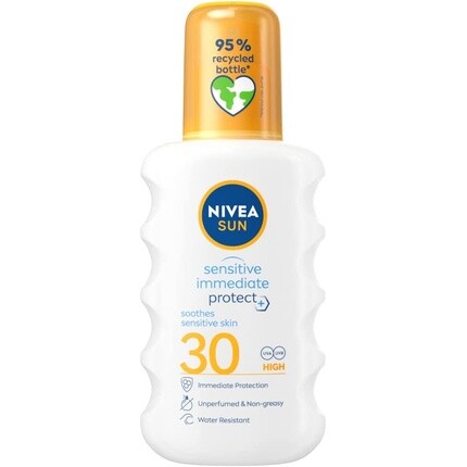 Спрей для немедленной защиты Sun Sensitive Spf 30, 200 мл, Nivea
Спрей для немедленной защиты Sun Sensitive Spf 30, 200 мл, Nivea