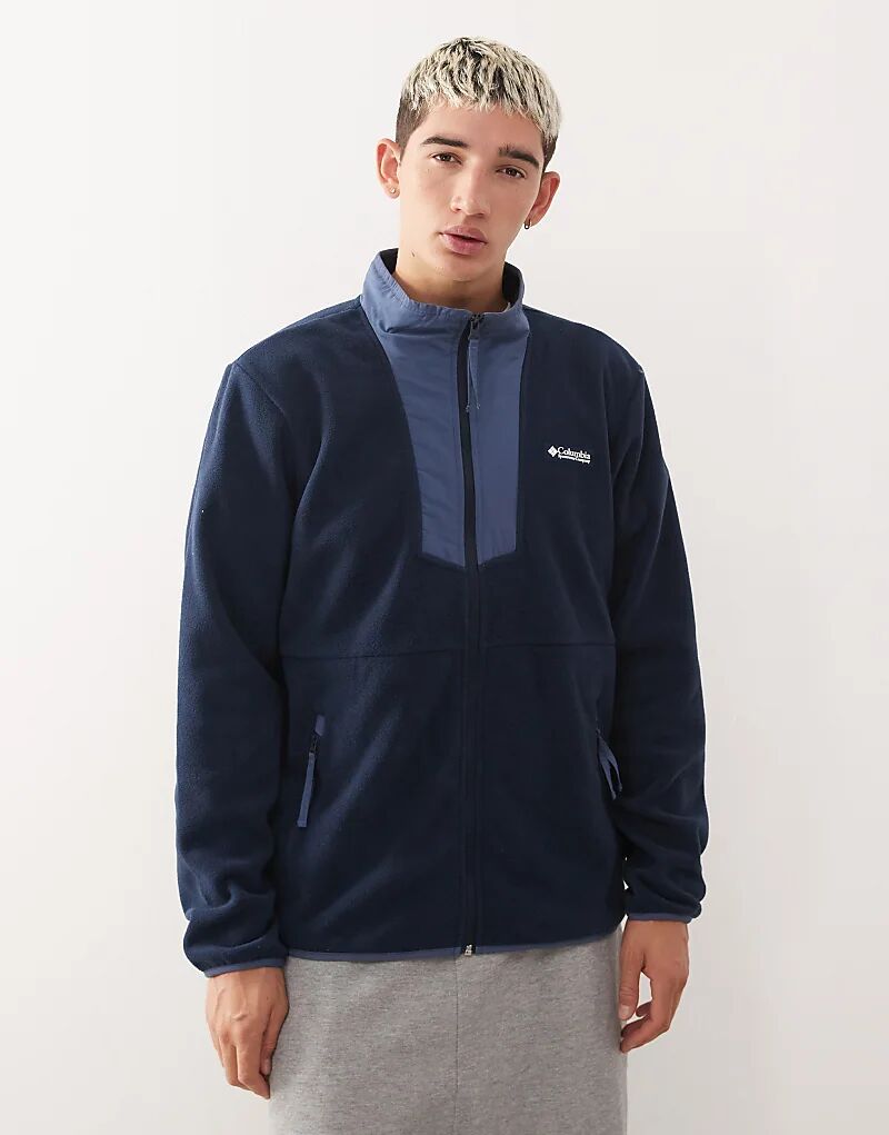 Флисовая кофта Columbia Sequoia Grove с застежкой-молнией синего цвета
Флисовая кофта Columbia Sequoia Grove с застежкой-молнией синего цвета