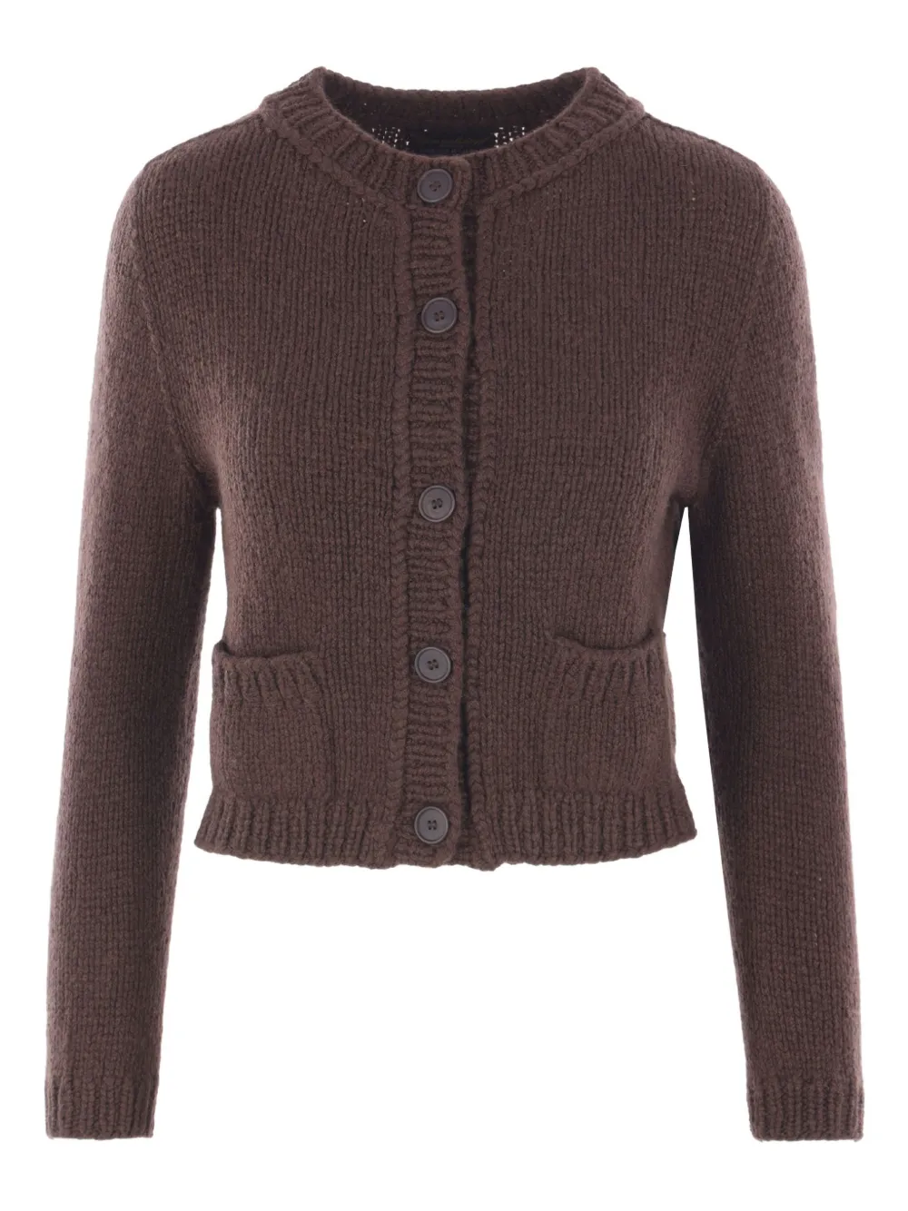 Кардиган с накладными карманами на пуговицах WOMMELSDORFF BERLIN, коричневый
Кардиган с накладными карманами на пуговицах WOMMELSDORFF BERLIN, коричневый