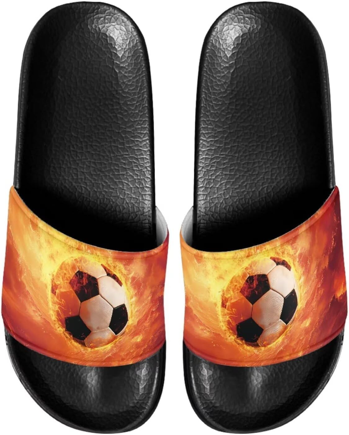 Женские тапочки JUDENTIDOS с открытым носком, нескользящей подошвой, однотонной застежкой и мягкой плоской подошвой, Fire Soccer Ball
Женские тапочки JUDENTIDOS с открытым носком, нескользящей подошвой, однотонной застежкой и мягкой плоской подошвой, Fire Soccer Ball