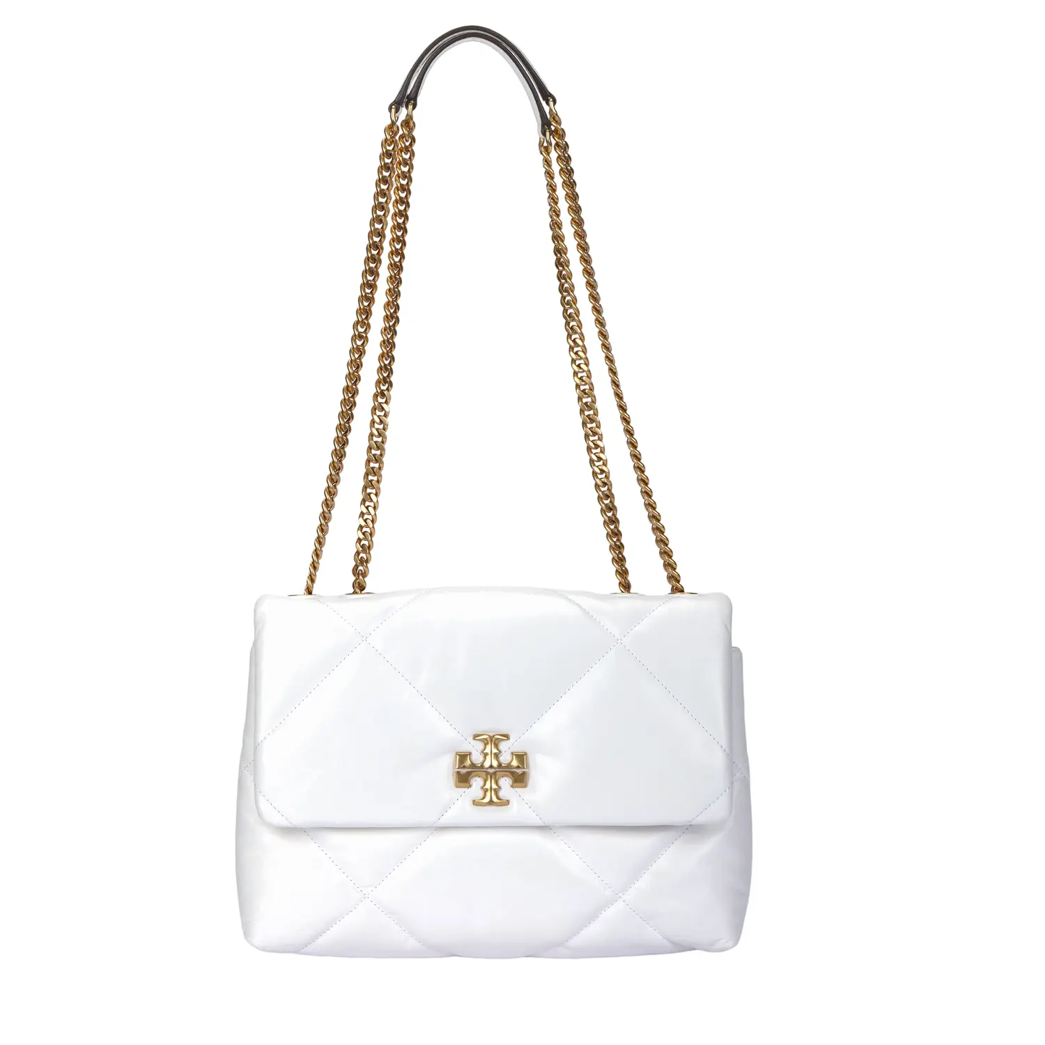 TORY BURCH Кира Алмазное стеганое трансформируемое плечо Сумка Бланк
TORY BURCH Кира Алмазное стеганое трансформируемое плечо Сумка Бланк