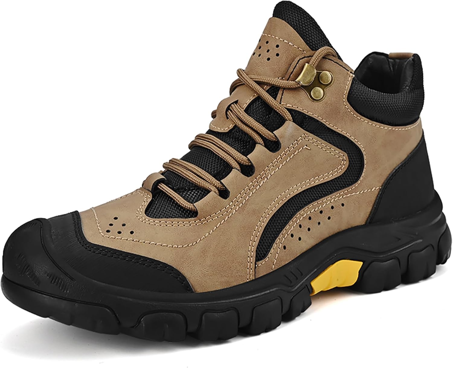 Мужские походные ботинки Водонепроницаемые Кожаные для активного отдыха Нескользящие туфли для мужчин Mecolop, хаки
Мужские походные ботинки Водонепроницаемые Кожаные для активного отдыха Нескользящие туфли для мужчин Mecolop, хаки