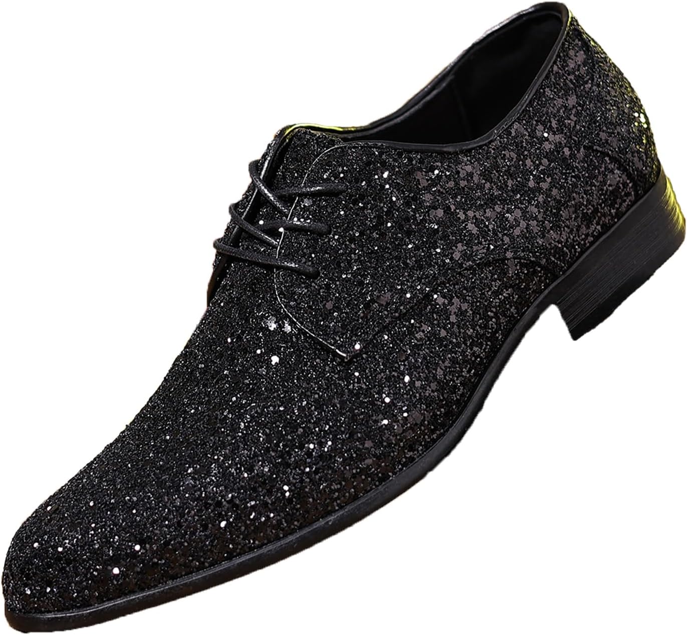 Мужские туфли BKSHDSIE с блестками и пайетками, зауженные носки, дерби, модные с шнуровкой, массивным каблуком, оксфорды для выпускного, свадьбы и вечеринки Uzujbaa, черный
Мужские туфли BKSHDSIE с блестками и пайетками, зауженные носки, дерби, модные с шнуровкой, массивным каблуком, оксфорды для выпускного, свадьбы и вечеринки Uzujbaa, черный
