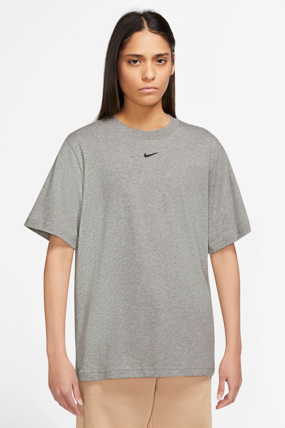 Футболка оверсайз с небольшим логотипом Swoosh Nike, серый
Футболка оверсайз с небольшим логотипом Swoosh Nike, серый