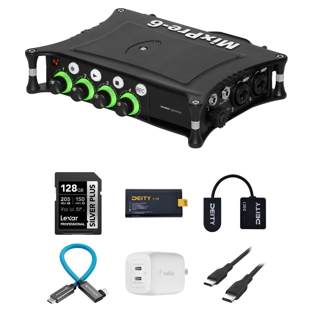 Портативный цифровой рекордер Sound Devices MixPre-6 II 6-Channel / 8-Track Multitrack 32-Bit
Портативный цифровой рекордер Sound Devices MixPre-6 II 6-Channel / 8-Track Multitrack 32-Bit
