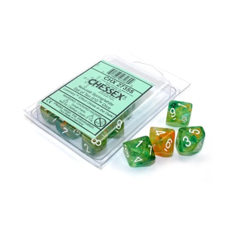 d10 Весна с белым (10), Dice - Nebula (Chessex)
d10 Весна с белым (10), Dice - Nebula (Chessex)