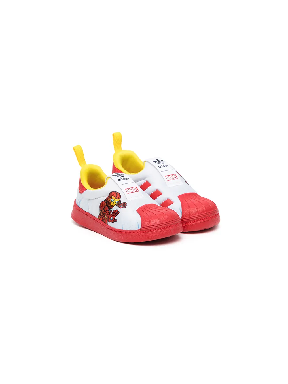 Кроссовки Superstar 360 из коллаборации с Marvel adidas Kids, красный
Кроссовки Superstar 360 из коллаборации с Marvel adidas Kids, красный