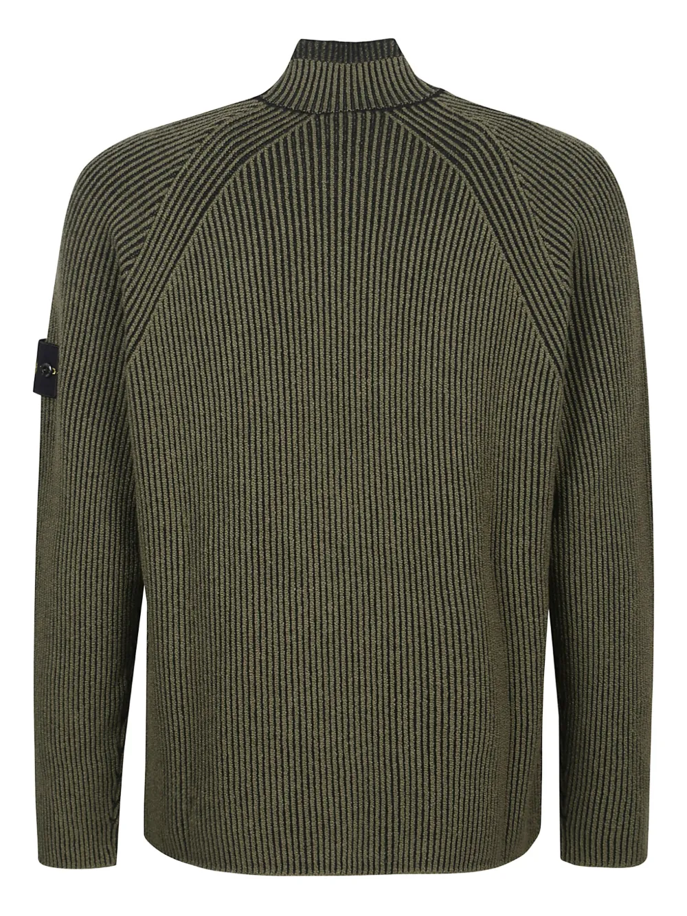Ребристый свитер с высоким воротом Stone Island, зеленый
Ребристый свитер с высоким воротом Stone Island, зеленый