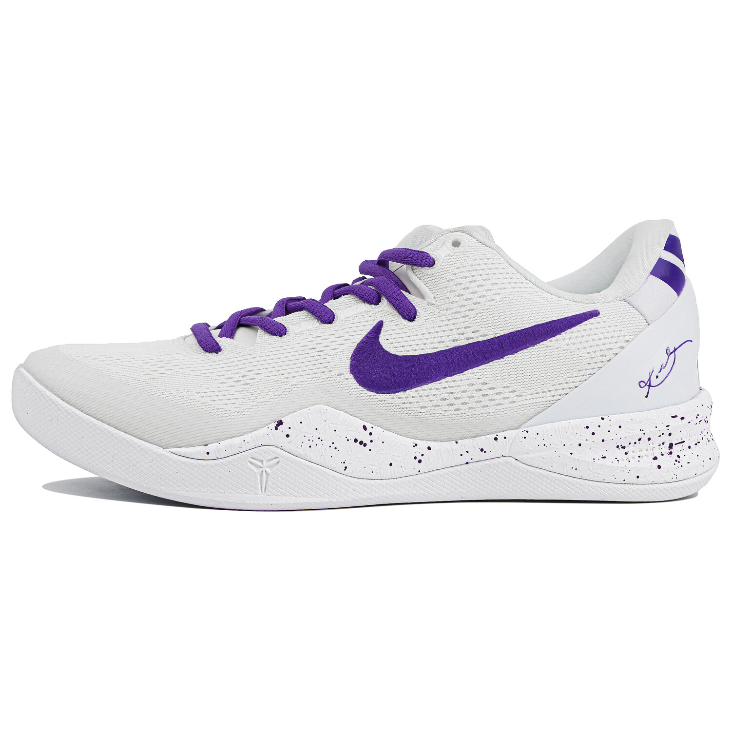 Баскетбольные кроссовки Kobe 8 Basketball Shoes Unisex Low-top Purple/white Nike 
Баскетбольные кроссовки Kobe 8 Basketball Shoes Unisex Low-top Purple/white Nike
