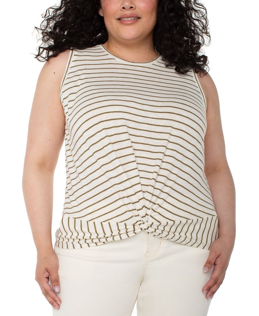 Топ без рукавов большого размера с перекрученным передом Liverpool Los Angeles, Cream Olive
Топ без рукавов большого размера с перекрученным передом Liverpool Los Angeles, Cream Olive