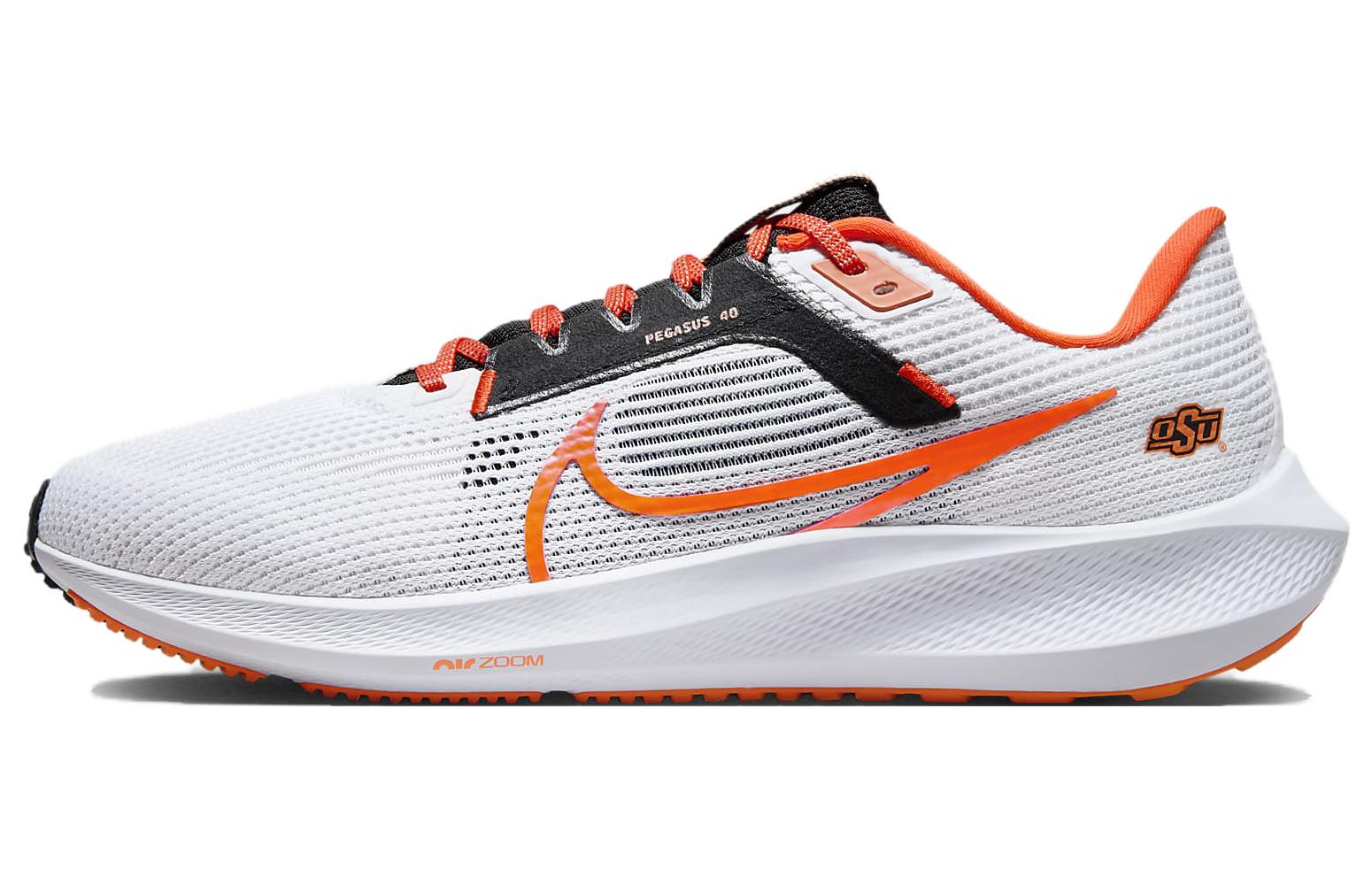 Nike Pegasus 40 Oklahoma State, белый оранжевый
Nike Pegasus 40 Oklahoma State, белый оранжевый