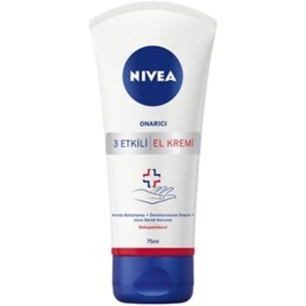 NIVEA 3 в 1 Восстанавливающий крем для рук с декспантенолом Deep Repair 75 мл
NIVEA 3 в 1 Восстанавливающий крем для рук с декспантенолом Deep Repair 75 мл