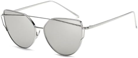 Классические солнцезащитные очки 2027 года для женщин, модные металлические солнцезащитные очки «кошачий глаз» в винтажном стиле с зеркальными линзами и защитой от УФ-излучения UV400 generic, Silver Silver
Классические солнцезащитные очки 2027 года для женщин, модные металлические солнцезащитные очки «кошачий глаз» в винтажном стиле с зеркальными линзами и защитой от УФ-излучения UV400 generic, Silver Silver