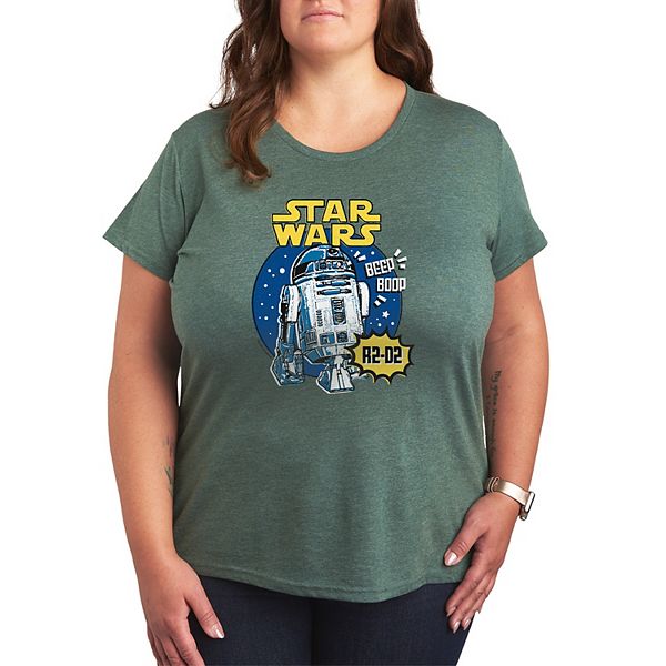 Футболка с принтом R2-D2 в стиле комиксов Plus size Star Wars, Heather Juniper
Футболка с принтом R2-D2 в стиле комиксов Plus size Star Wars, Heather Juniper