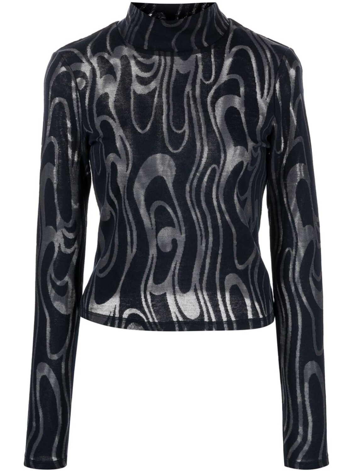 Eckhaus Latta топ Shrunk с высоким воротником и длинными рукавами, синий
Eckhaus Latta топ Shrunk с высоким воротником и длинными рукавами, синий