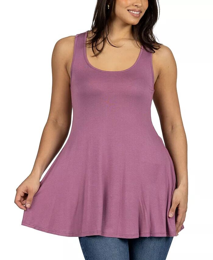 Женская туника без рукавов с круглым вырезом 24seven Comfort Apparel, розовый
Женская туника без рукавов с круглым вырезом 24seven Comfort Apparel, розовый